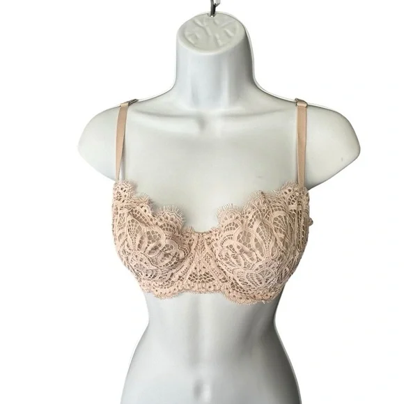 Victoria's Secret Dream Angels Wicked Unlined Uplift Bra SZ. 34 D. - Picture 2 of 10